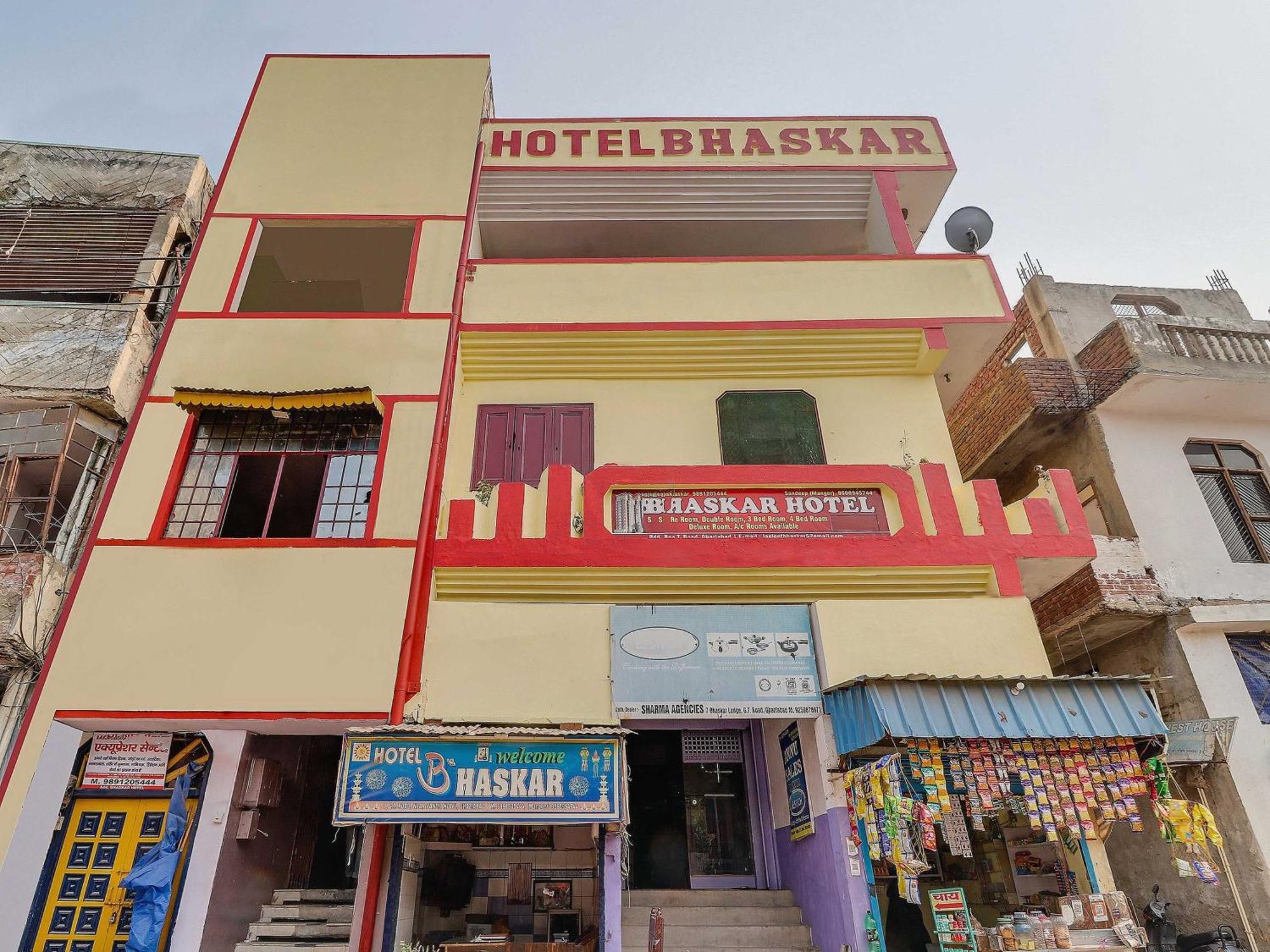 SPOT ON 76374 Hotel Bhaskar Ghaziabad Bagian luar foto